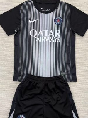 Maillot Gardien Domicile Noir Enfant PSG 25/26