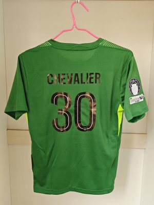 Maillot Gardien Extérieur Vert Enfant Lucas Chevalier PSG 25/26
