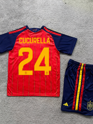 Maillot Domicile Cucurella Espagne 2026 Enfant