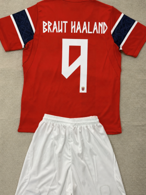 Maillot Domicile Enfant Haaland Norvège 2026